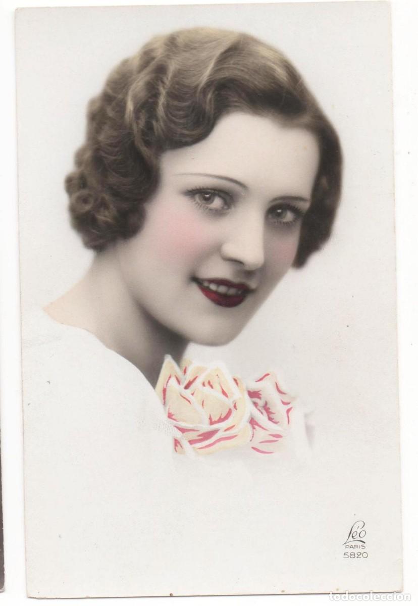 Postales: Postal a&ntilde;os 30 -mujer-sin circular- - Foto 1