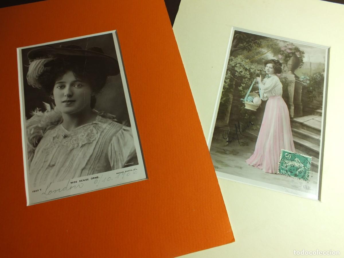 Postales: POSTALES ROMANTICAS FRANCESAS JOYEUSES PAQUES ACTRIC DENISE ORME - Foto 3