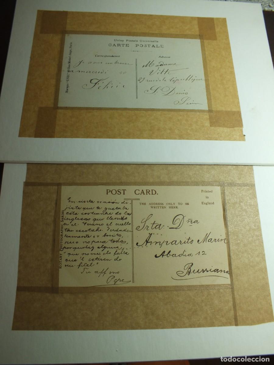 Postales: POSTALES ROMANTICAS FRANCESAS JOYEUSES PAQUES ACTRIC DENISE ORME - Foto 6