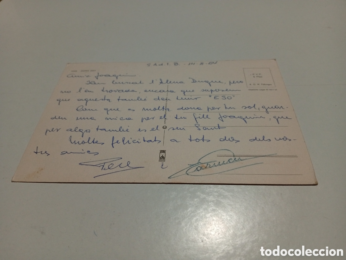 Postales: Postal Doris Day............. - Foto 2