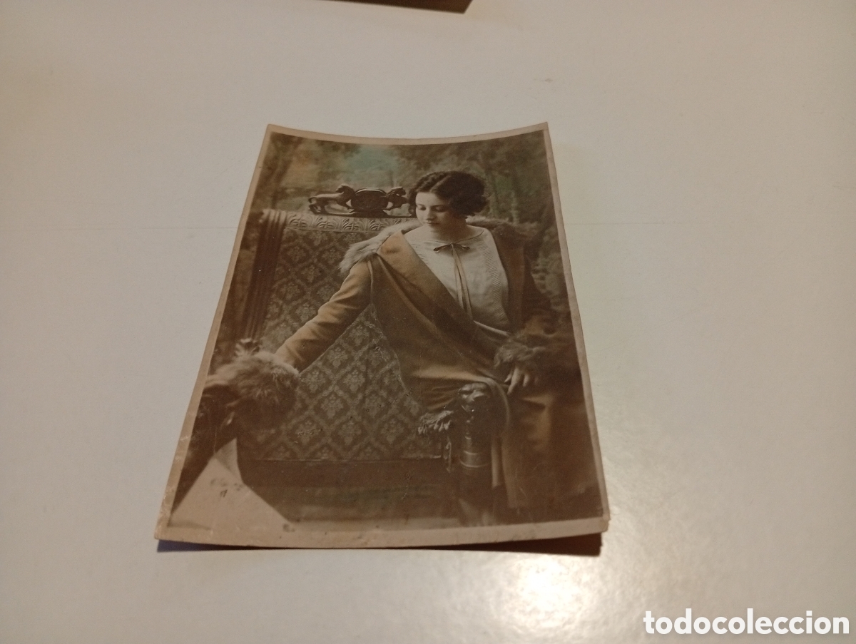 Postales: Fotograf&iacute;a antigua mujer - Foto 1