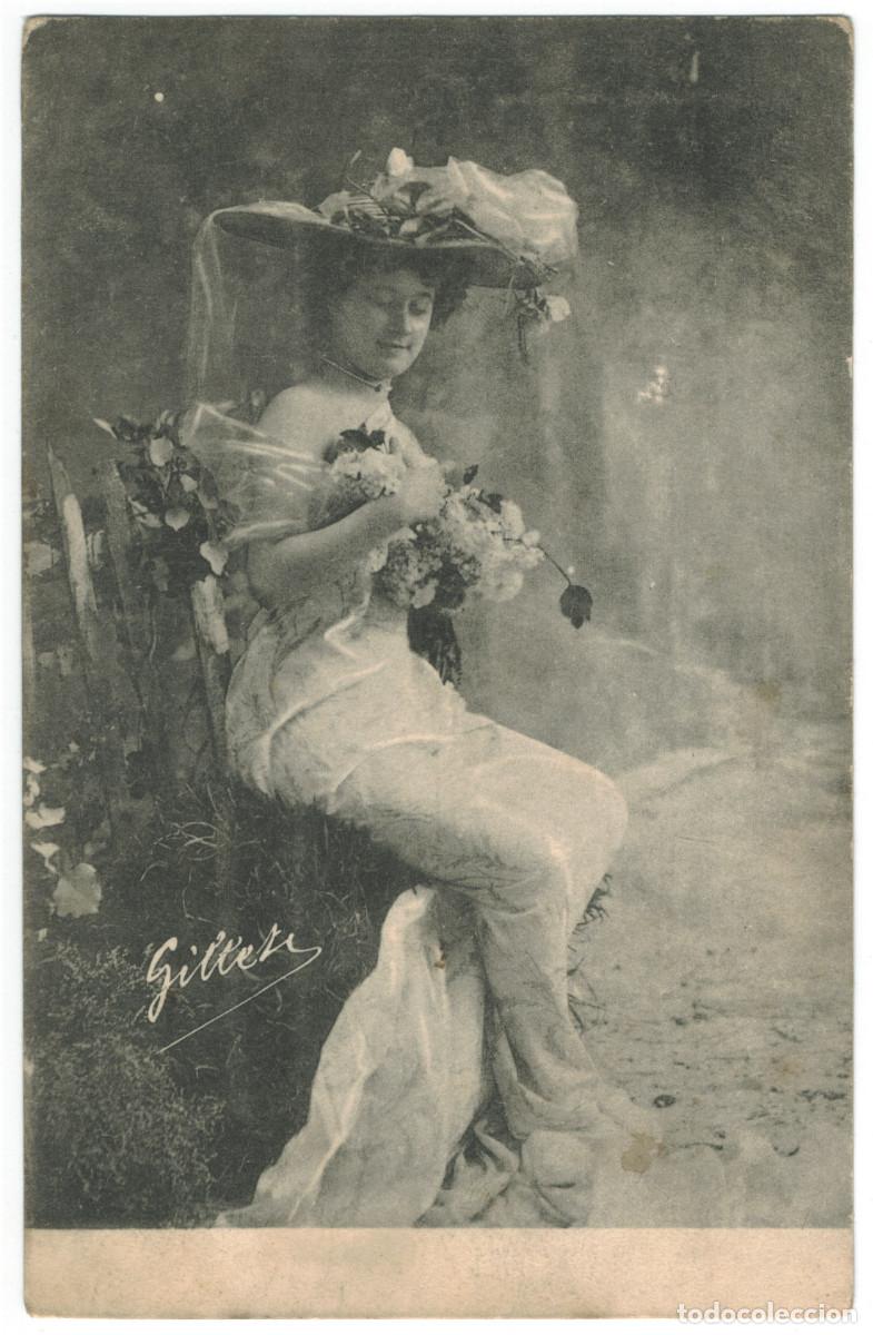 Postales: Actriz GILLET, Mlle._Lagriffe (Circ. 1906) - Foto 1