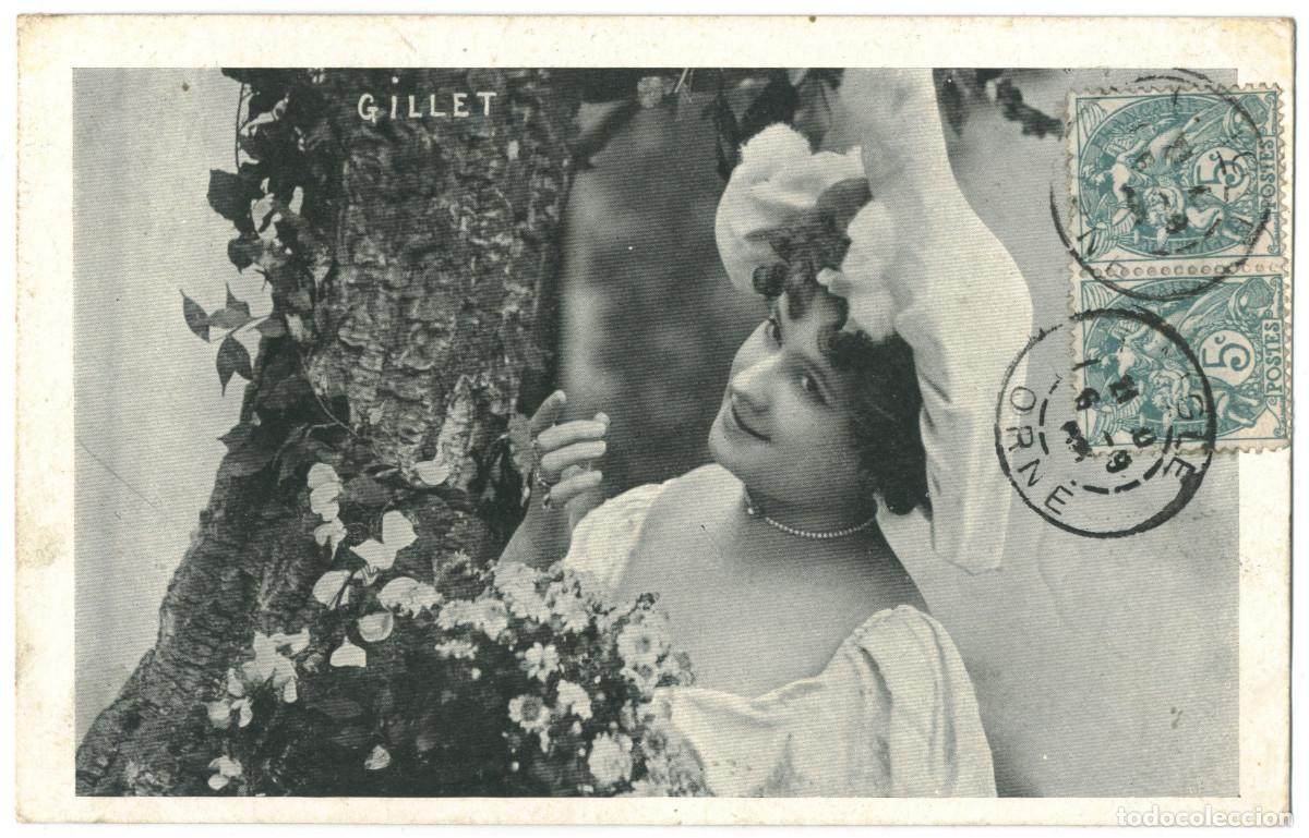 Postales: Actriz GILLET, Mlle._Sin datos (Circ. 1905) - Foto 1