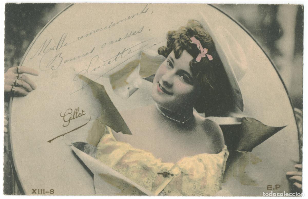 Postales: Actriz GILLET, Mlle._Sin datos (Circ. 1904) - Foto 1