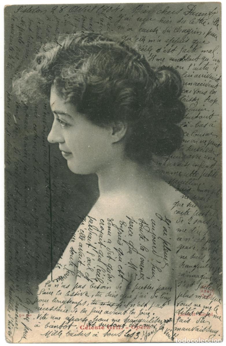 Postales: Actriz GRIL, C&eacute;leste_AB. 1. Op&eacute;ra (1904) - Foto 1