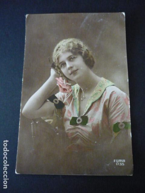Postales: MUJER ELEGANTE POSTAL - Foto 1