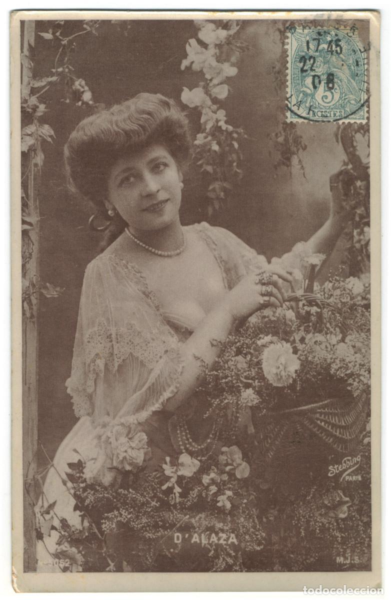 Postkarten: Actriz ALAZA, Andr&eacute; d' (Blondiette)_MJS. 5052. Photo Stebbing