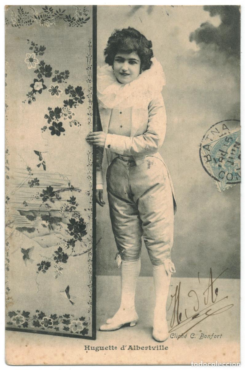 Postkarten: Actriz ALBERTVILLE, Huguette d'_Photo C. Bonfort