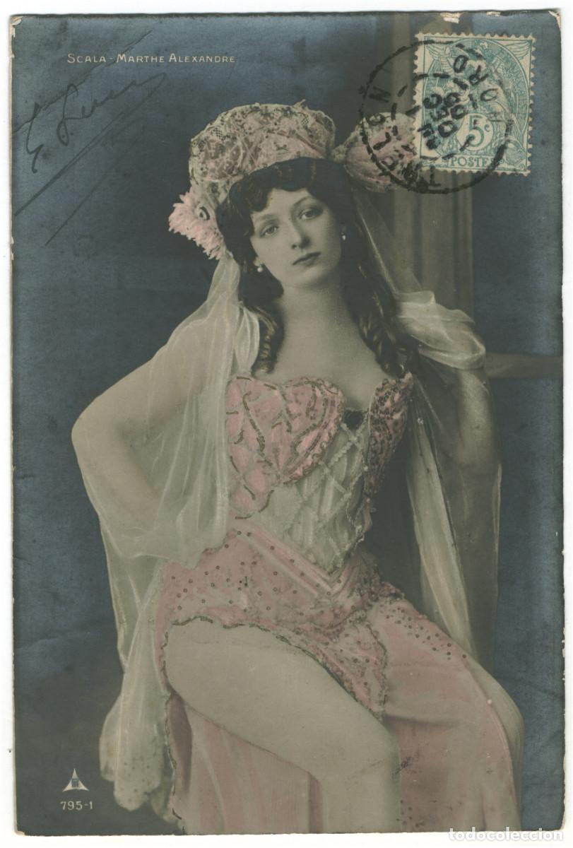 Postales: Actriz ALEXANDRE, Marthe_PH. 795-1. Scala - Foto 1