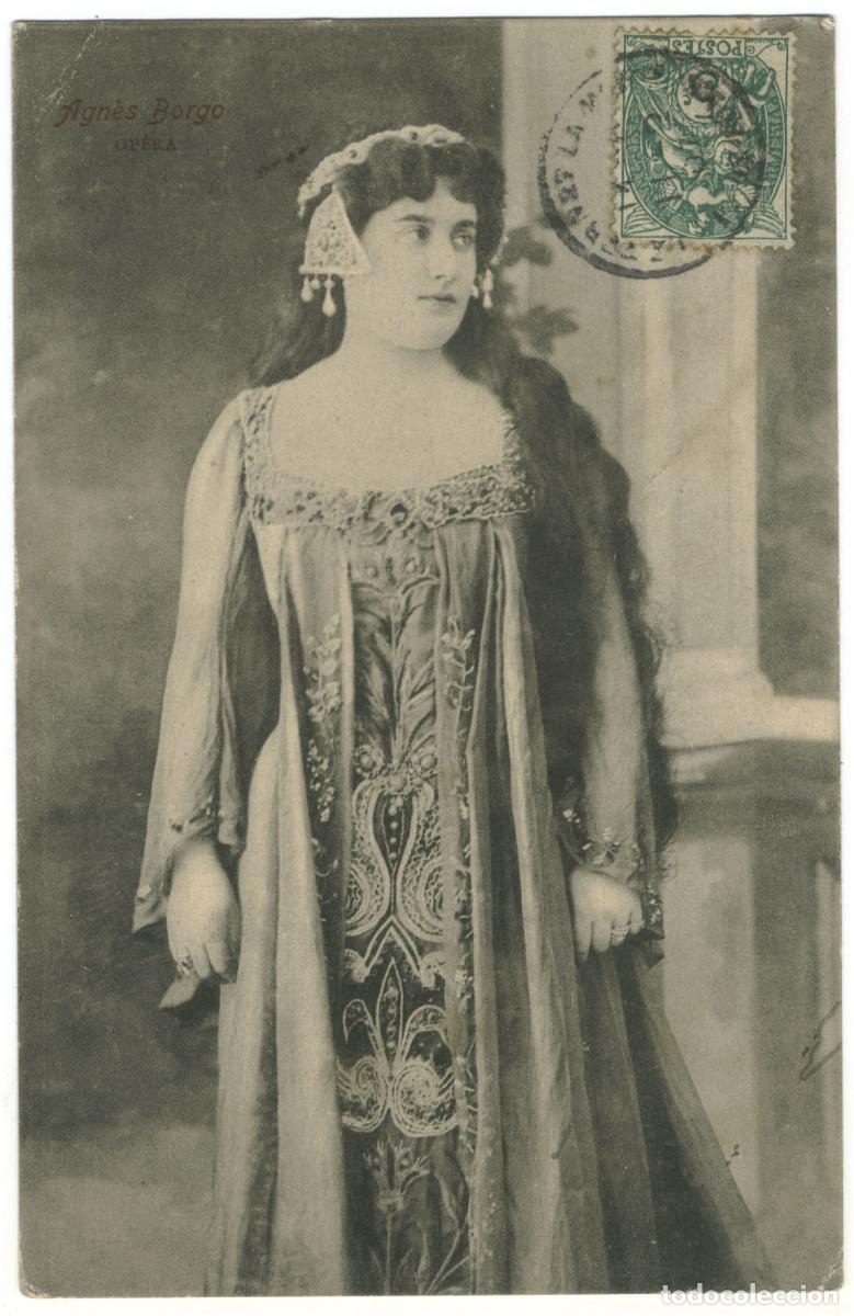 Postales: Actriz BORGO, Agn&eacute;s_Sin datos. Op&eacute;ra - Foto 1