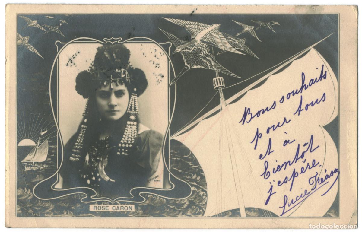 Postais: Actriz CARON, Rose_SIP. Photo Reutlinger