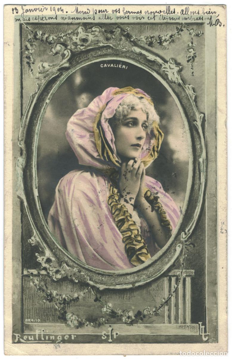 Postais: Actriz CAVALI&Eacute;RI, Lina_SIP. 824-10. Photo Reutlinger
