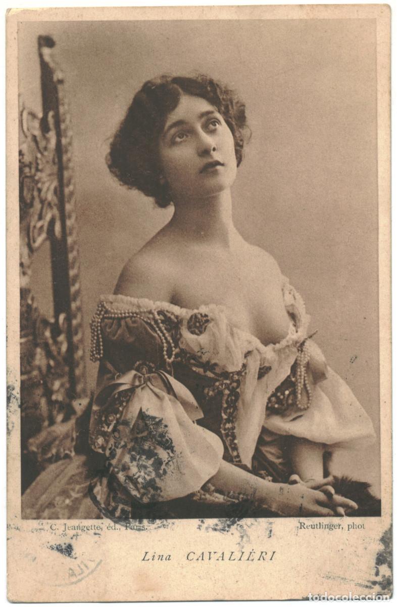 Postais: Actriz CAVALI&Eacute;RI, Lina_C Jeangette. Photo Reutlinger