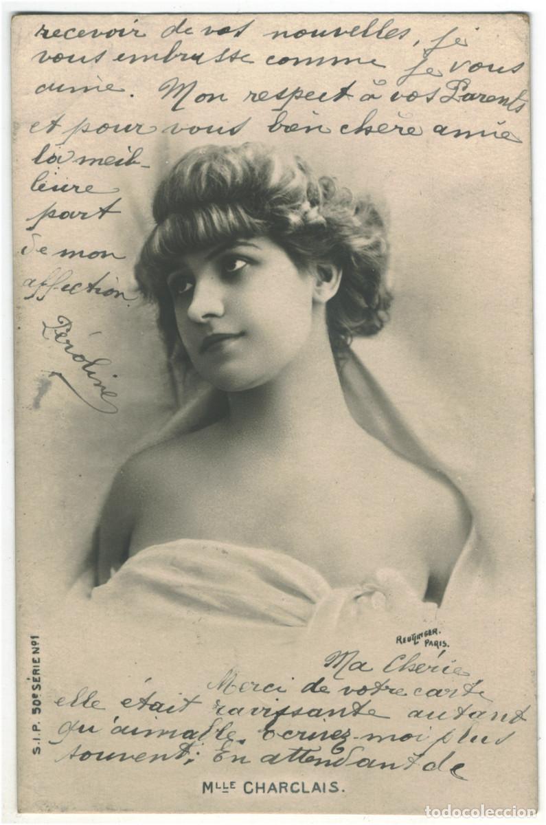 Postais: Actriz CHARCLAIS_SIP. 50-1. Photo Reutlinger