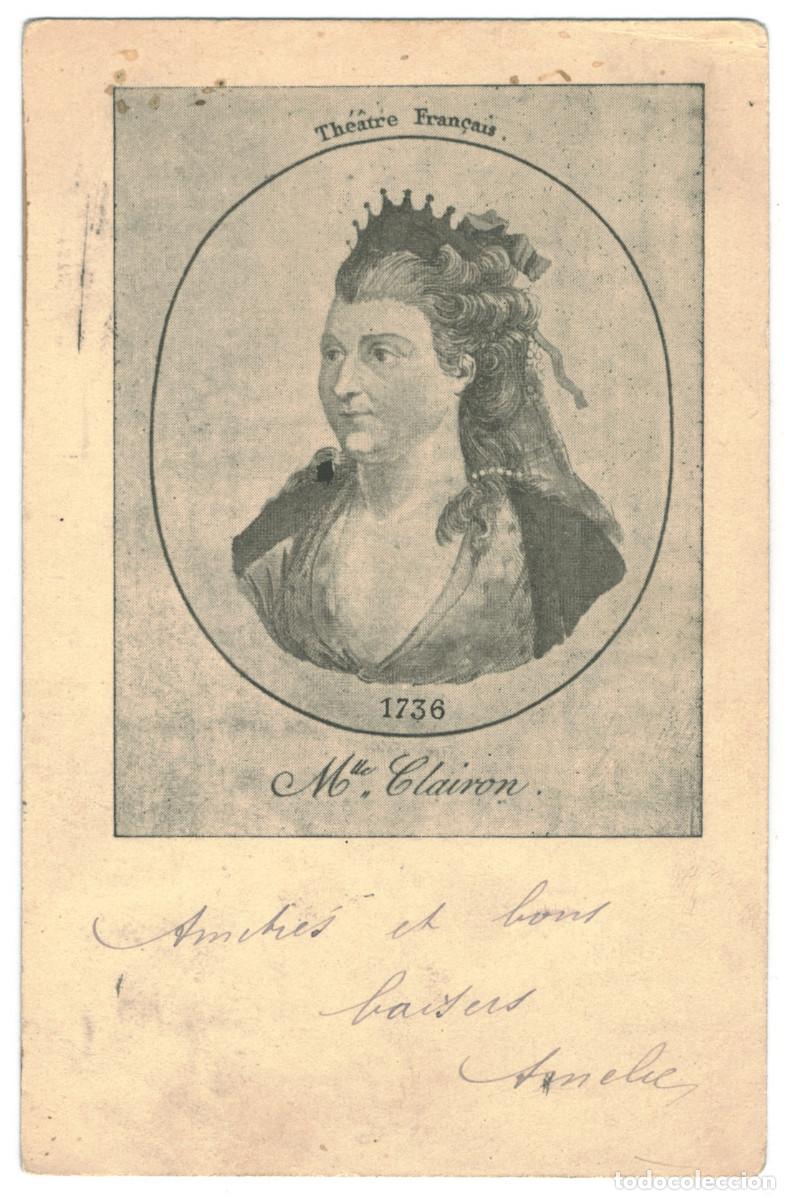Postales: Actriz CLAIRON, Mlle_Sin datos. 1736. Th&eacute;&acirc;tre fran&ccedil;ais (1903)