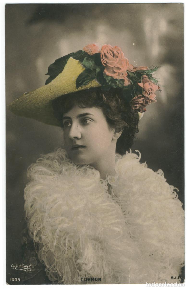 Postales: Actriz CORMON, Nelly_SIP. 1308. Photo Reutlinger (1905)
