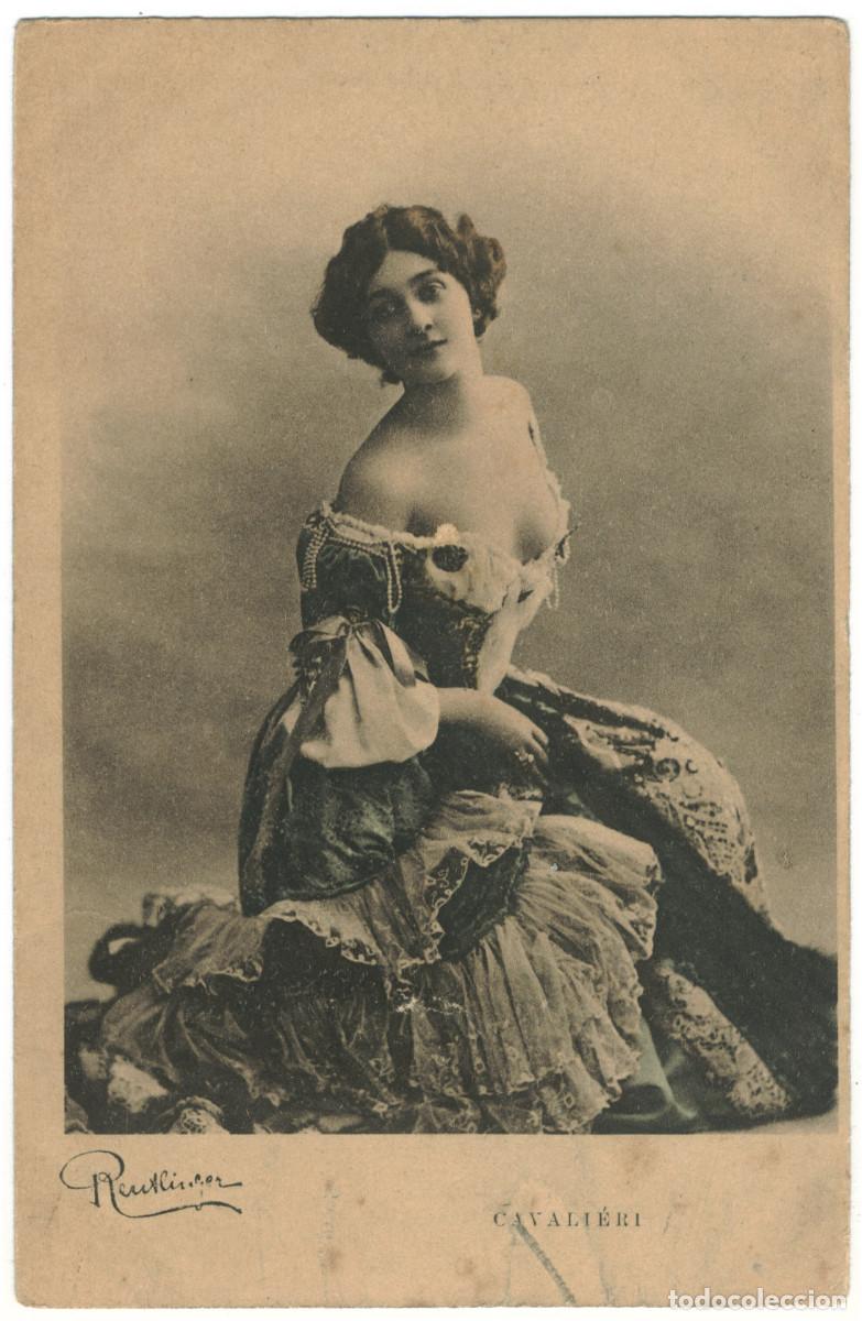 Postales: Actriz CAVALI&Eacute;RI, Lina_C Jeangette. Photo Reutlinger