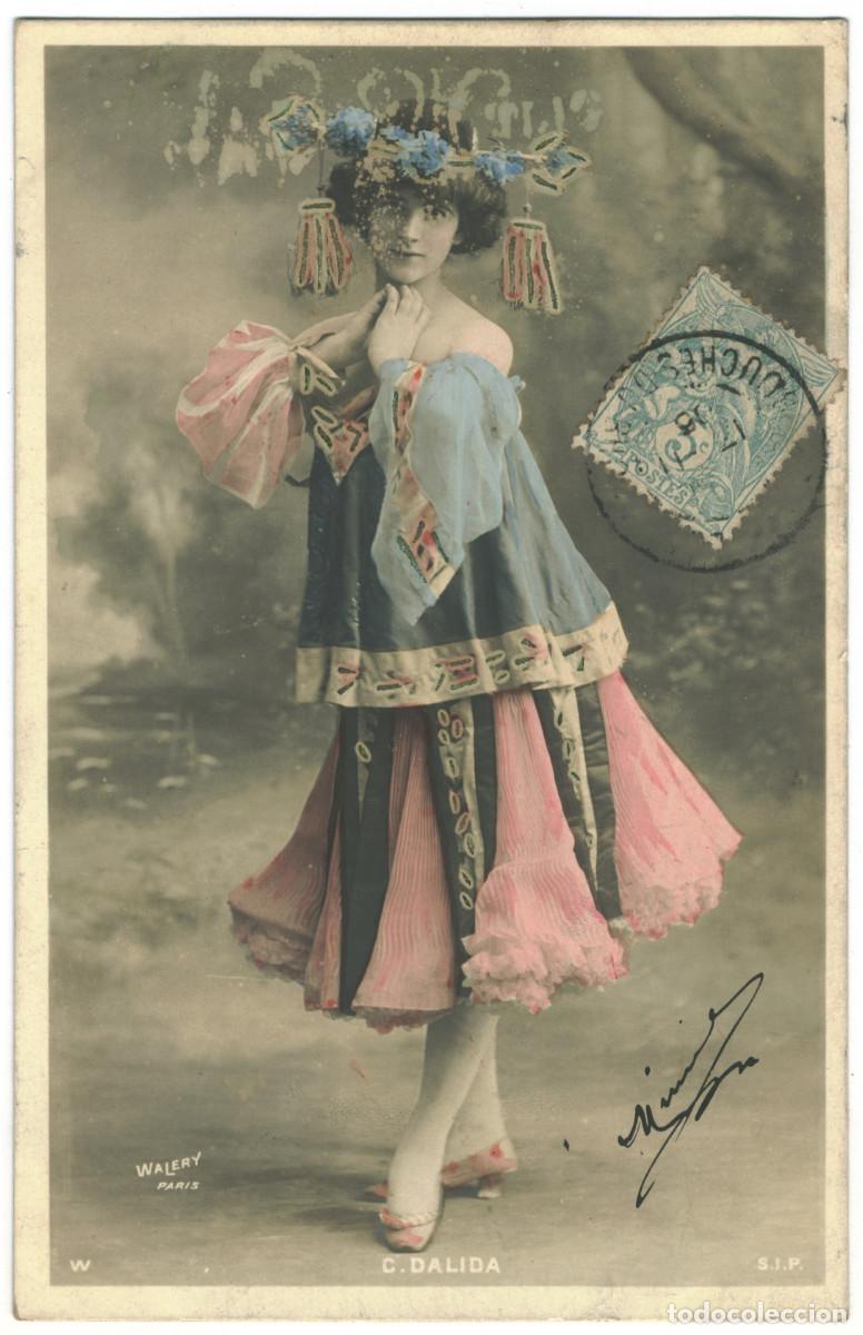 Postkarten: Actriz DALIDA, C._SIP. W. 5112. Photo Wal&eacute;ry