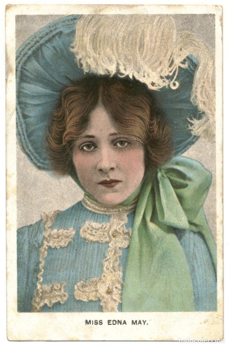 Postales: Actriz brit&aacute;nica Edna May_Sin datos - Foto 1