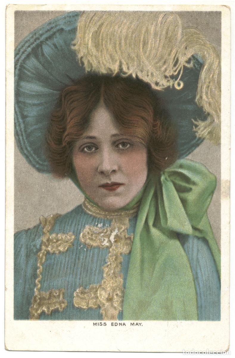 Postales: Actriz brit&aacute;nica Edna May_Sin datos - Foto 1