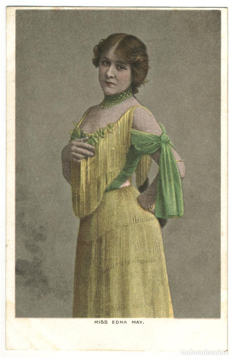 Postales: Actriz brit&aacute;nica Edna May_Sin datos - Foto 1