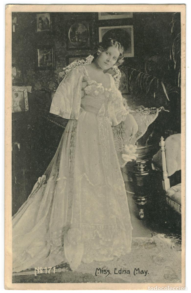 Postales: Actriz brit&aacute;nica Edna May_Sin datos 171 - Foto 1