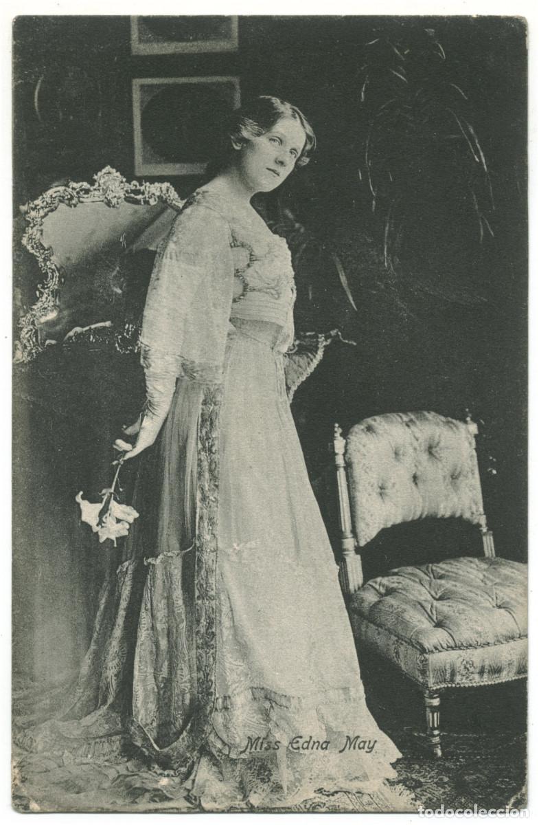 Postales: Actriz brit&aacute;nica Edna May_Elit&eacute; Postcard Machine - Foto 1