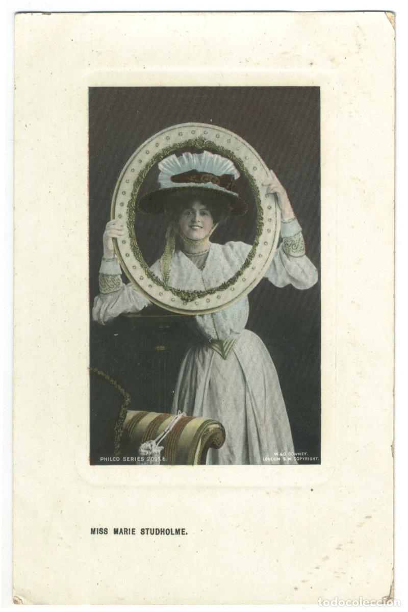 Postales: Actriz Brit&aacute;nica Marie Studholme_Philco 2091 E - Foto 1