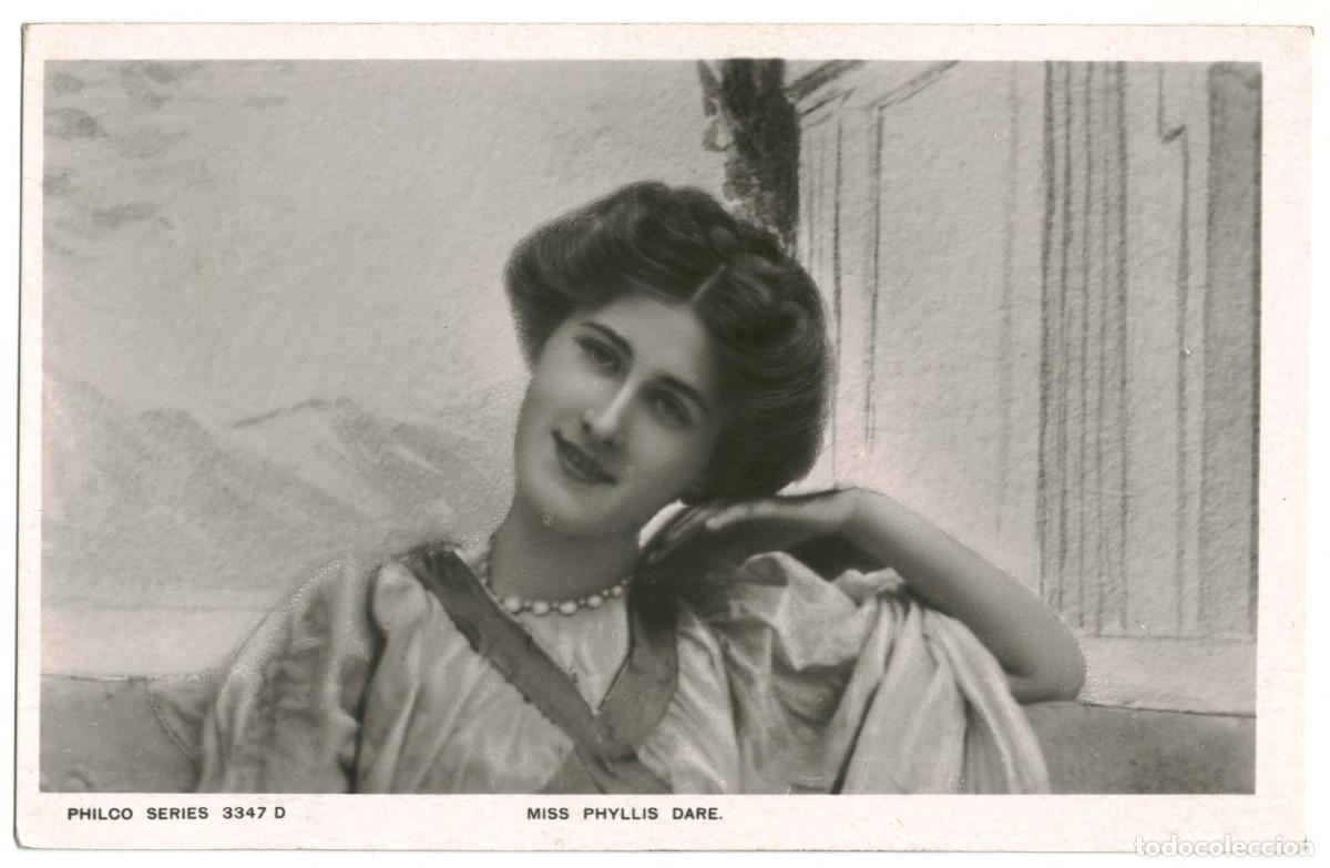 Postales: 2 Postales Actriz brit&aacute;nica Phyllis Dare_Philco 3347 D, E - Foto 1