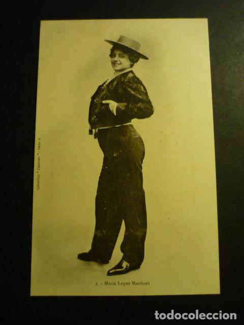 Postcards: MARIA LOPEZ MARTINEZ COL. CANOVAS SERIE O N&ordm; 2 SIN DIVIDIR