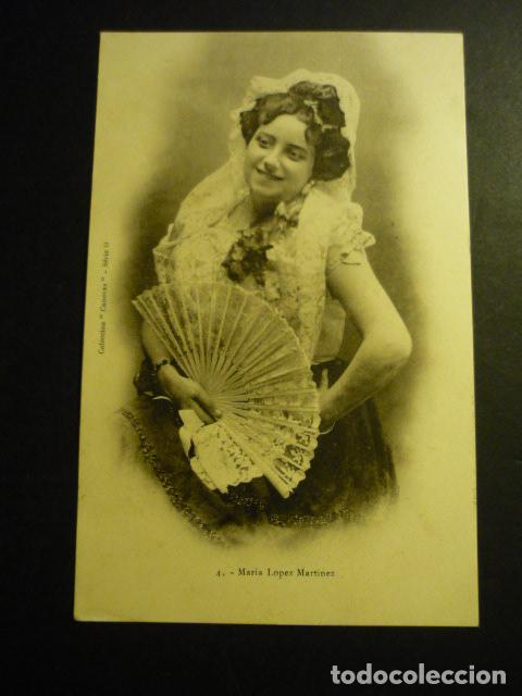 Postales: MARIA LOPEZ MARTINEZ COL. CANOVAS SERIE O N&ordm; 4 SIN DIVIDIR