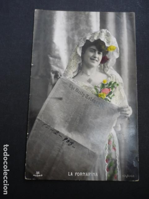 Postcards: LA FORNARINA ARTISTA CANTANTE CUPLETISTA POSTAL