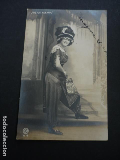 Postcards: PILAR MARTI ARTISTA CANTANTE CUPLETISTA POSTAL