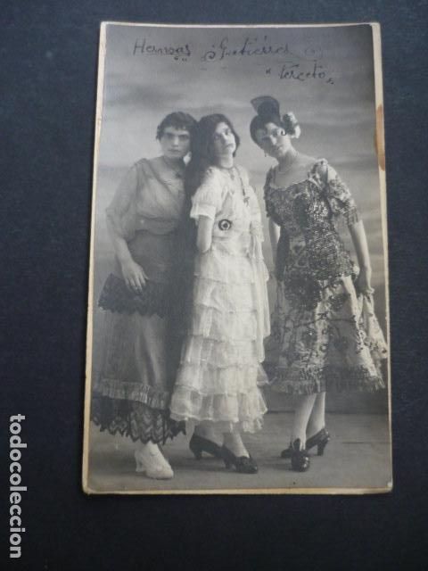Postcards: HERMANAS GUTIERREZ ARTISTA CANTANTE CUPLETISTA POSTAL