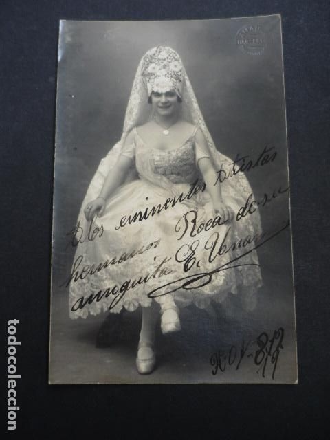 Postales: E. UNANAIN ARTISTA CANTANTE CUPLETISTA POSTAL CON FIRMA AUTOGRAFA