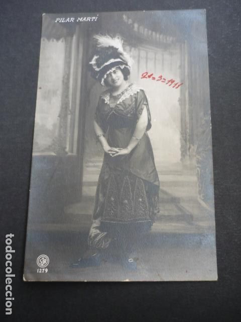 Postcards: PILAR MARTI ARTISTA CANTANTE CUPLETISTA POSTAL
