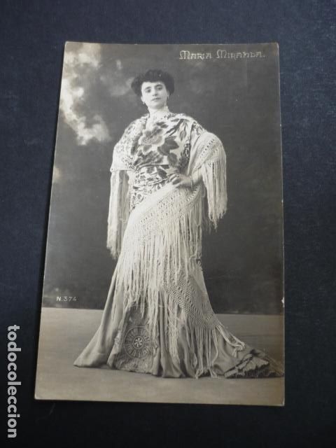 Postcards: MARIA MIRANDA ARTISTA CANTANTE CUPLETISTA POSTAL