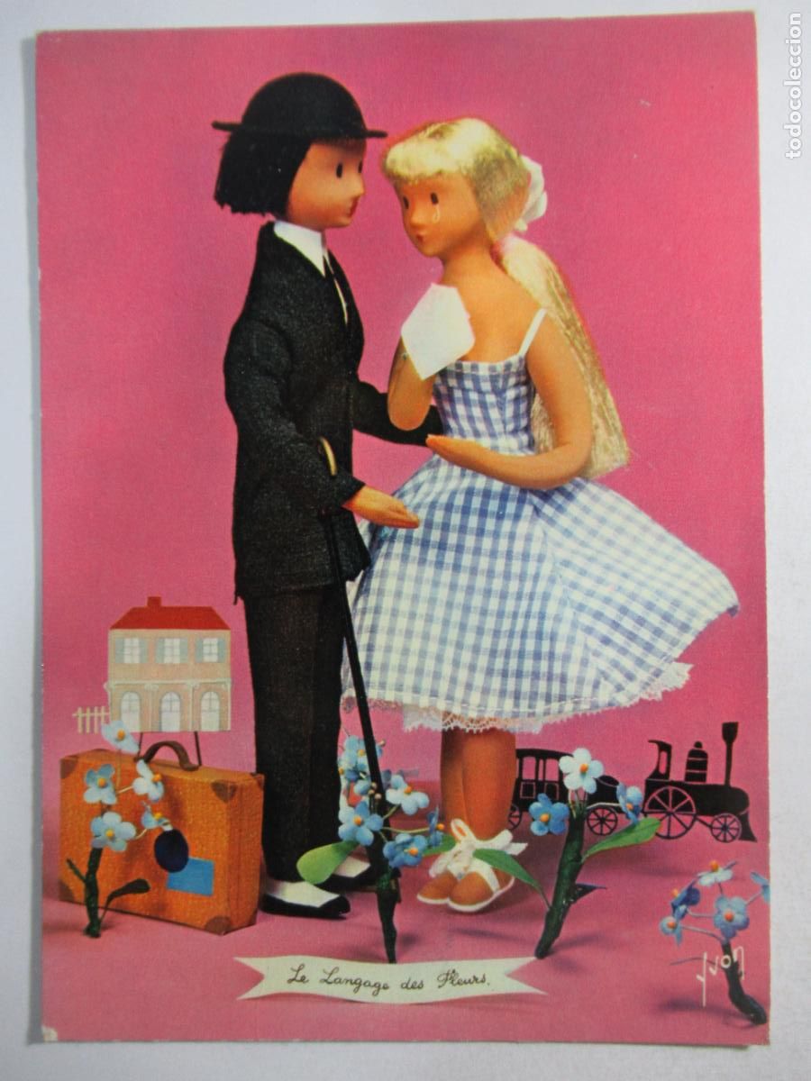 Postales: Postal Pareja novios - Los Mu&ntilde;ecos de Peynet - Escrita