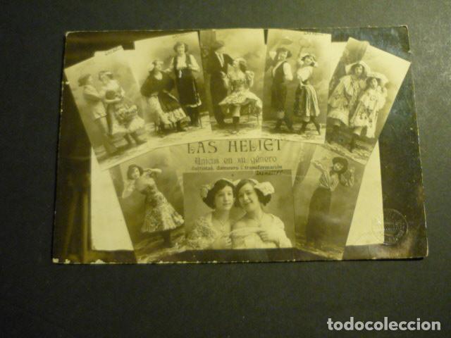 Postales: LAS HELIET ARTISTA CANTANTE CUPLETISTA TRANSFORMISTA POSTAL