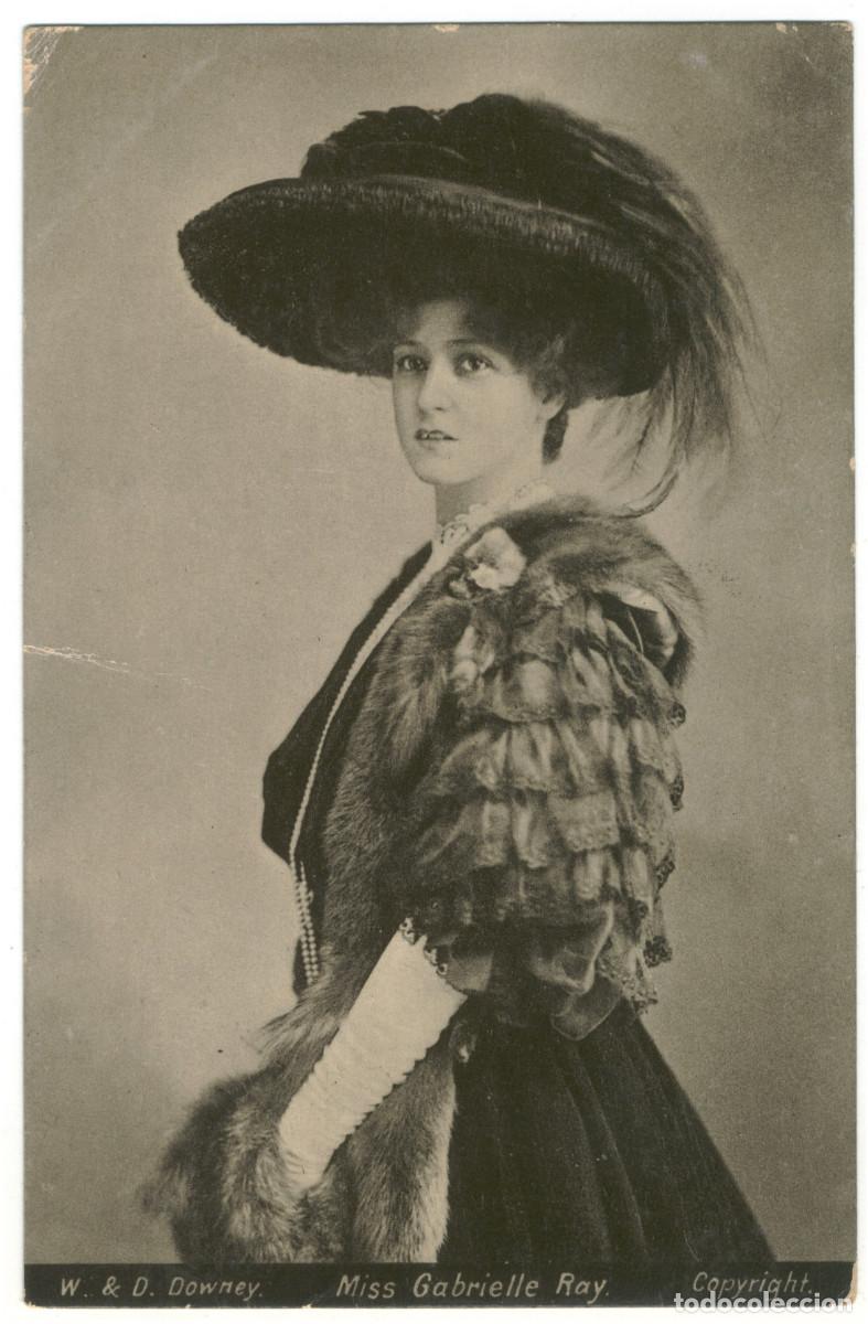 Postales: Actriz brit&aacute;nica Gabrielle Ray_Downey & Marion - Foto 1