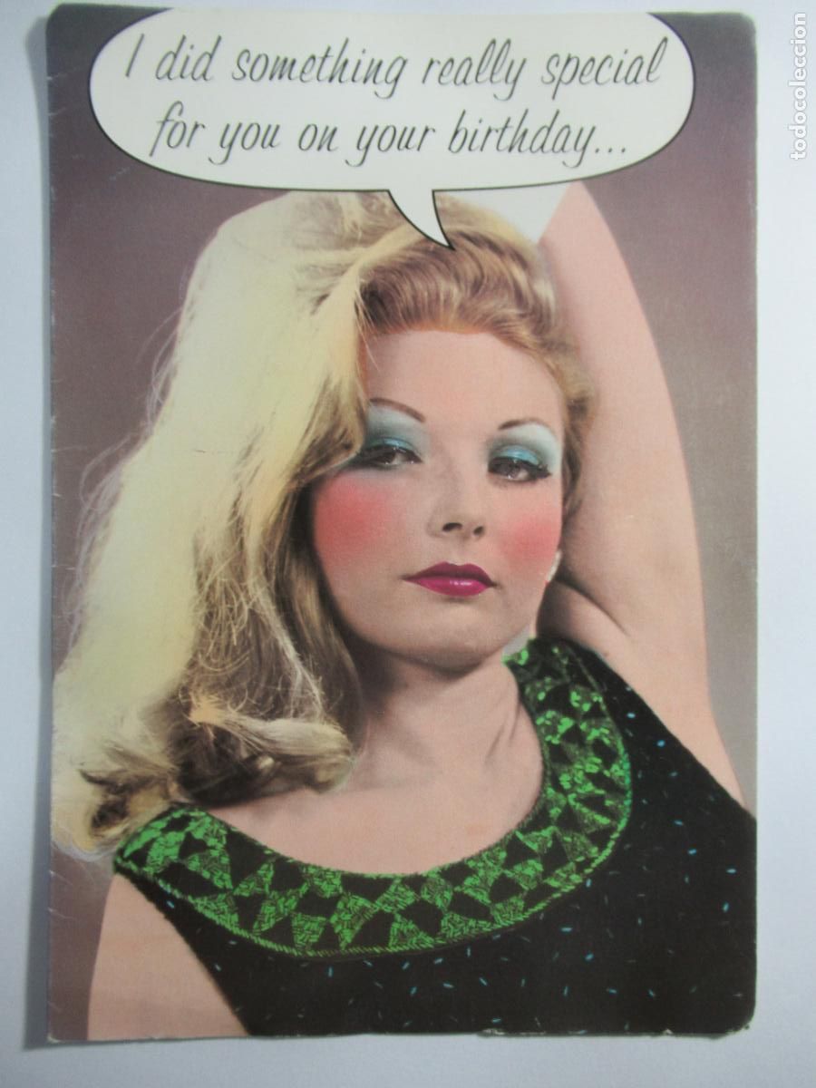 Postales: Postal Mujer - 17 x 11,7 cm. - Escrita