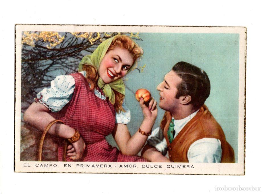 Postales: EL CAMPO. EN PRIMAVERA - AMOR. DULCE QUIMERA.