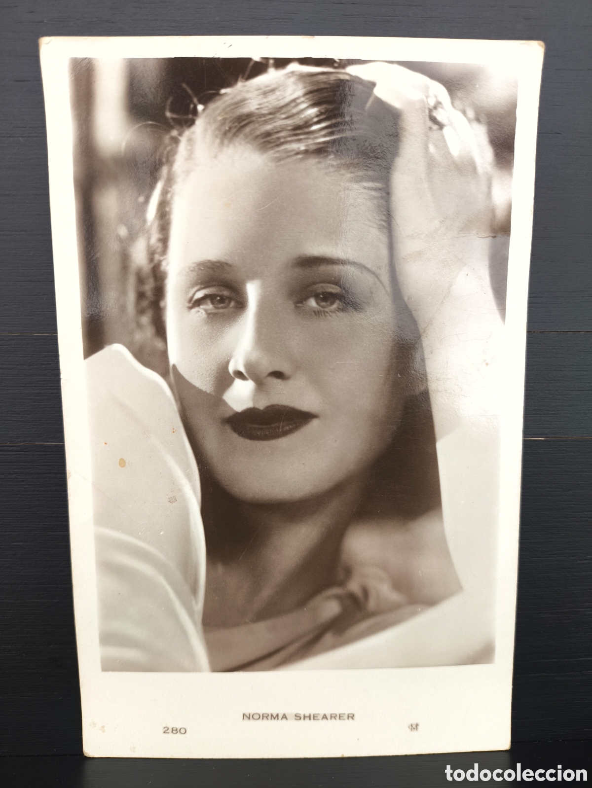 Postales: Antigua postal fotogr&aacute;fica Norma Shearer actriz estadounidense conocida como Primera Dama de la MGM