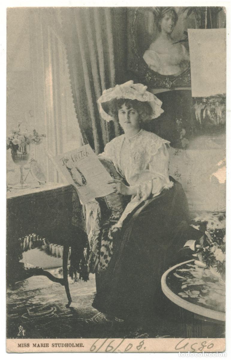 Cartoline: Actriz Marie Studholme_Raphael Tuck (Celebrities at Home; 1171)