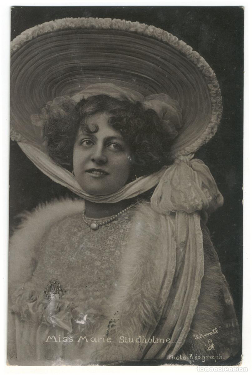 Cartoline: Actriz Marie Studholme_Raphael Tuck (Celebrities of the Stage. Silverette; 6544)