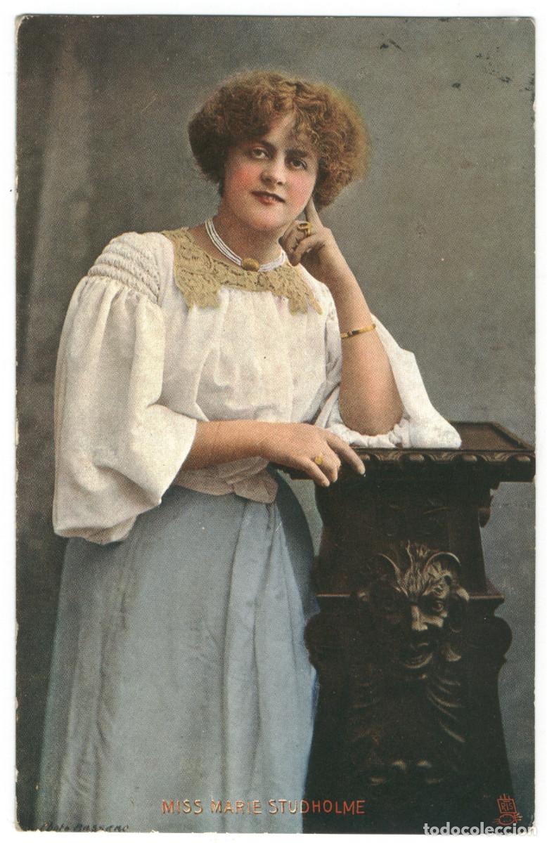 Cartoline: Serie (3 Postales) Actriz Marie Studholme_Raphael Tuck (Oilette; 6834)