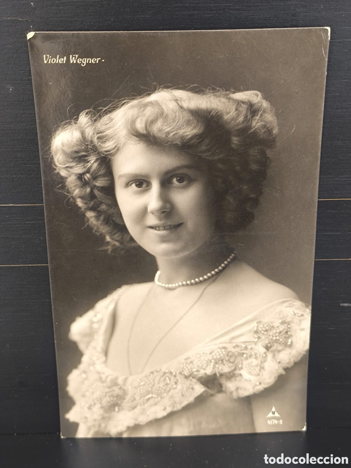 Postales: Antigua postal Violet Wegner actriz y cantante brit&aacute;nica estrella del&nbsp;teatro musical Ed. Photochemie
