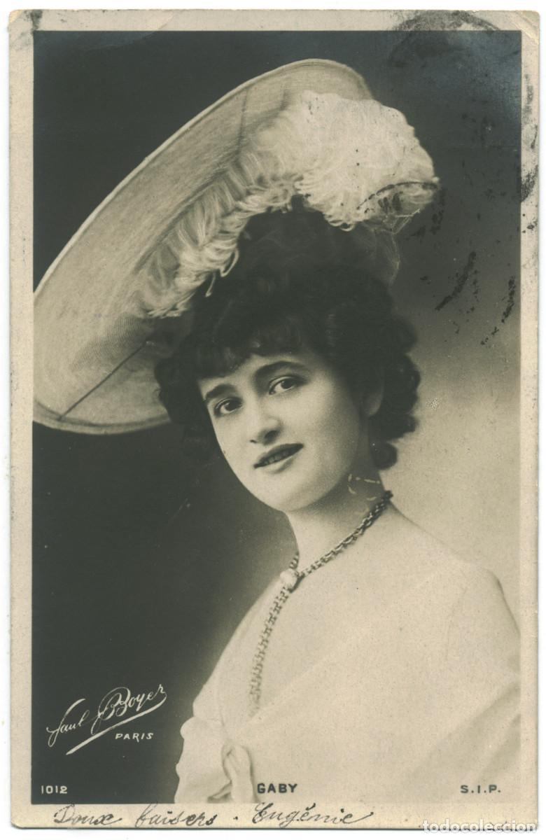 Postales: Actriz francesa GABY, de_SIP. 1012. Photo Paul Boyer
