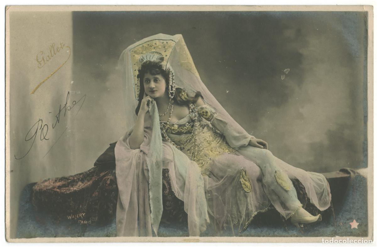 Postales: Actriz francesa GALLET_&Eacute;toile. 619-30. Photo Wal&eacute;ry