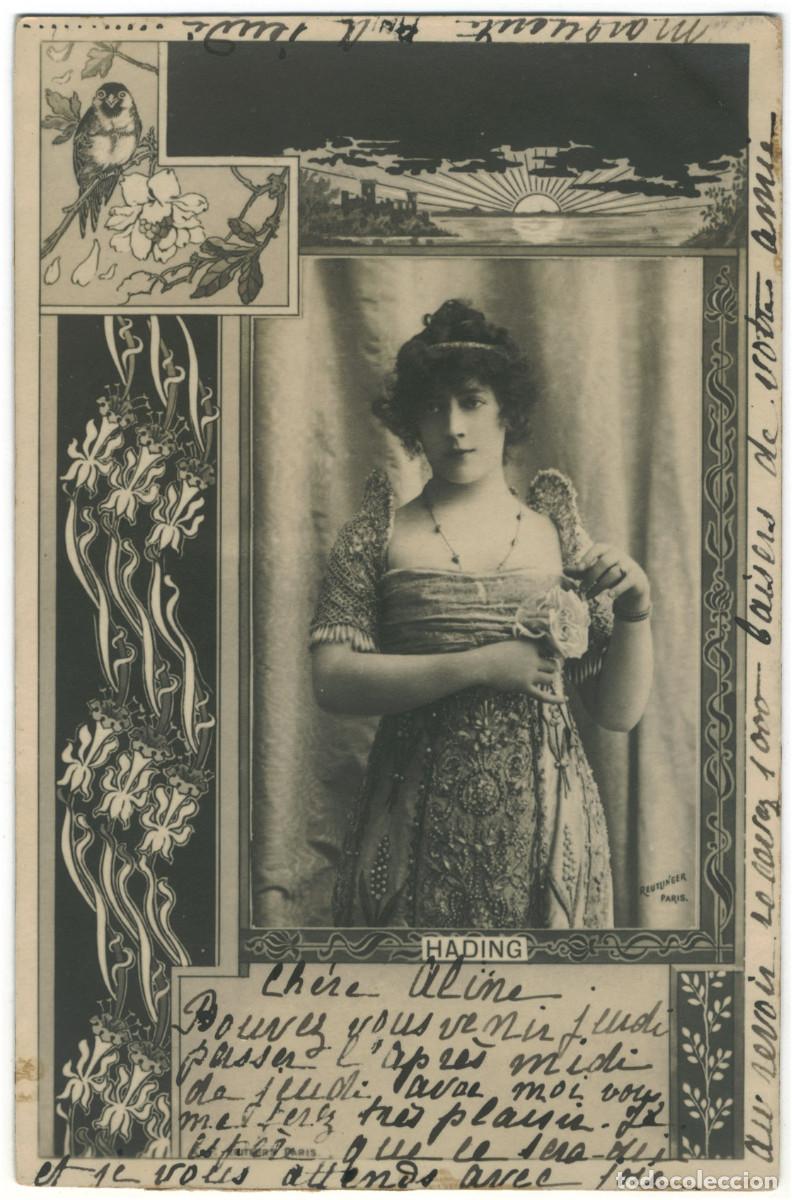 Postales: Actriz HADING, Jane_SIP. Photo Reutlinger